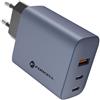 065B22A Forcell Caricabatterie Triplo Gan Vt-42b 65w Per Nokia 108 4g (2024) 110 215 220