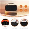 Borsa portaoggetti in nylon nero 27,6x13,6x8 cm per JBL Party Box uso microfono