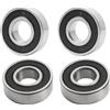 4Pcs Cuscinetti a Sfera 6001-2Rs, Cuscinetto a Sfere 12 X 28 X 8Mm 6001 2Rs Lega
