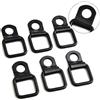 brand new Nero Resistente Attacco Punto Ancoraggio Chiusura Cinghia Occhielli Gi�� D-Ring