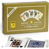 MODIANO GOLDEN Trophy Ramino Mazzo Carte Modiano Bridge Jumbo Indice Italia