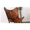 PARRYS LEATHER WORLD Sedia A Farfalla In Pelle Di Mucca Indiana Fatta A Mano {Solo Copertura}