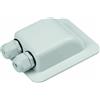 PHAESUN Scatola Passacavi da tetto Phaesun 2 Uscite Antenna per Camper Caravan Roulotte