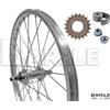 BARILEAGRIBIKE Ruota Posteriore 26 x 1. 3/8 + Pignone 20 Denti Bici Olanda - City