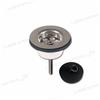 ricambicaravan Piletta dritta D.60mm per Lavello Lavabo completa di tappo d.25mm Camper