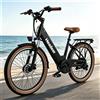 HEADEEER HEADER Bicicletta Elettrica 26" 48V 11.5Ah Shimano 7V MTB City LCD Display EU