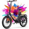 ONESPORT Bicicletta elettrica pieghevole ONESPORT OT16-2 250W 48V17Ah 20*3 pollici