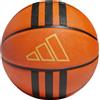 adidas performance palloni da basket Unisex, adidas 3-Stripes Rubber X3 Ball, arancione