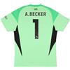 adidas Liverpool FC GK Home Kit 2025/26 Alisson Becker #1 Goalkeeper Shirt Official