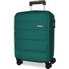 Does not apply Flex - Valigia Da Cabina Verde, 38 X 55 X 20 Cm, Rigida 2,5 Kg, Chiusura a Combi