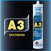 BONELLI KIT 2 PZ Sigillante A3 Multibond Adesivo 290 Grigio Oblò Pannello Antenna Camper