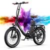 ONESPORT OT16-2 Bicicletta Elettrica Pieghevole 48V17AH Bici Elettrica Pendolari