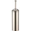 Vigor Portascopino wc inox tondo da appoggio
