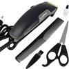 MaxTech TAGLIA CAPELLI RASOIO BARBA REGOLA BAFFI BASETTE LAMA IN TITANIO 4 IN 1 GM806