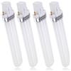 TrAdE Shop Traesio 4 BULBI DA 9 WATT PER LAMPADE UV GEL RICOSTRUZIONE UNGHIE SEMIPERMANENTE LAMPADA