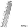 Does not apply Pettine Demolitore in Acciaio Inossidabile Da 19/16 Cm per Capelli Lunghi E Spes