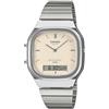 Casio Orologio digitale analogico CASIO AQ-240E-7A2 avorio opaco