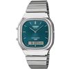 Casio Orologio digitale analogico CASIO AQ-240E-3ADF quadrante verde