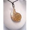 Cozzi Gioielli Ciondolo in ARGENTO 925 con AMMONITE fossile e girocollo - pendente -