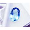 Certificato Topazio Blu Ovale Forma 5.25 KT Loose Gemma Con Omaggio