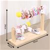 Espositore per gioielli con cordino per capelli, 13x4x9,5 pollici, porta