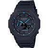Casio Orologio CASIO G-SHOCK GA-2100-1A2ER Silicone Nero Sub 200mt