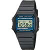 Casio Orologio CASIO F-105W-1AWYEF Uomo Donna Unisex Silicone Nero Classico Sveglia