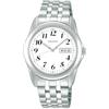 Selezione Seiko (Seiko Selecti Orologio al quarzo SEIKO SCXC009 quadrante bianco numeri arabi