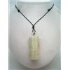 Cozzi Gioielli Ciondolo in Oro Bianco 18 Kt (750) con ACQUAMARINA naturale - pendente pietra -