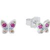 Does not apply Soliver Orecchini a Bottone in Argento Sterling 925 per Bambine, Con Zirconi Sin