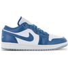 Jordan Air JORDAN 1 Low SE Sneakers Uomo FN5214-141 Scarpe Bianco-Blu NUOVO