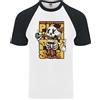Fruit of the Loom Scegli Il Tuo Veleno Maglietta Baseball S/S Uomo Teschio Scheletro Birra Alcol