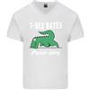 Gildan T- Rex Hates Push Ups Palestra Divertente Dinosauri Uomo V-Neck Cotone T-Shirt