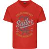 Gildan Sailor Company Barca A Vela Yacht Speedboat T-Shirt In Cotone A V-Collo Per Uomo