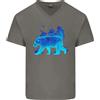 Gildan Una Maglietta In Cotone A V Blu Con Orso Grizzly Per Uomo