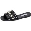 STEVE MADDEN 1884J ciabatta donna black STEVE MADDEN eco leather strass slipper woman