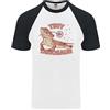 Fruit of the Loom T-Shirt Da Baseball S/S Divertente Con Drago Barbuto Per Uomo