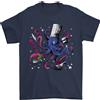 T-Shirt Divertente Octopus Chef Octo 100% Cotone