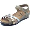 Sabatini 4034 Crazy Lam. Kaki Beige Sandali per Donna in pelle verde marrone con