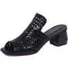 PONS QUINTANA 1986J sandalo donna black PONS QUINTANA BAYONA intrecciato braided shoe woman