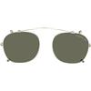 Epos Clip On Epos Broadway 48 24 145 GD Gold G15 Polar Lens Hand Made in Italy
