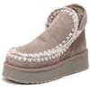 MOU Q1719 STIVALETTO DONNA MOU MINI ESKIMO PLATFORM BOOT WOMAN