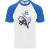 Fruit of the Loom Maglietta Da Baseball Divertente Per Uomini Con Gatto Astronauta