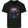 Gildan A Grizzly Orso IN Un Rétro Wilderness Uomo Scollo A V Cotone T-Shirt