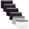 NAVIGARE - 322 Boxer Uomo Elastico Esterno Assortito - 6 Pezzi