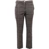 JACOB COHEN 6449AB pantalone donna JACOB COHEN grey/light blue checked trouser woman