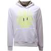 AQUASCUTUM 2552AE felpa cappuccio uomo AQUASCUTUM white cotton sweatshirt man
