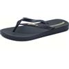 Ipanema 83140 Lolita Glitter Black Infradito con zeppa bassa per Donna in gomma