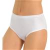 JADEA - Slip Midi Donna 7002 Cotone Bielastico - 6 Pezzi