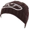 ARMANI 9500X cuffia boy bimbo ARMANI JEANS brown mix wool beanie hat